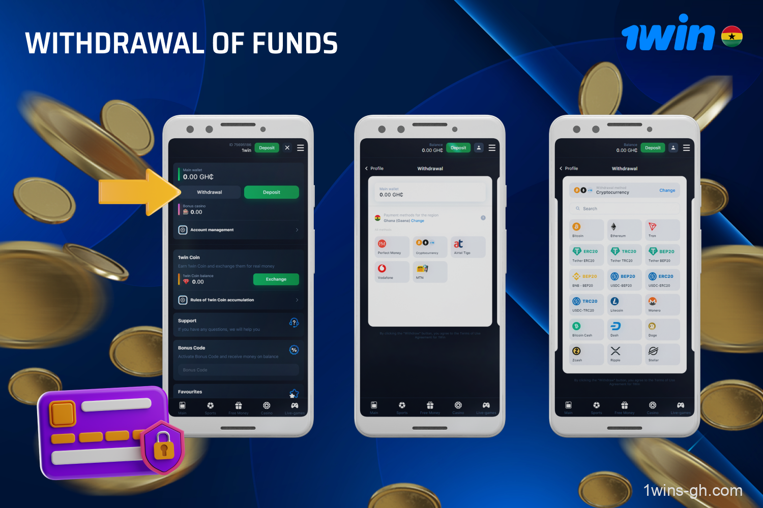 Withdrawing your earnings is just as simple as depositing them. Here’s a straightforward guide that will assist players through the withdrawal process on 1win:
